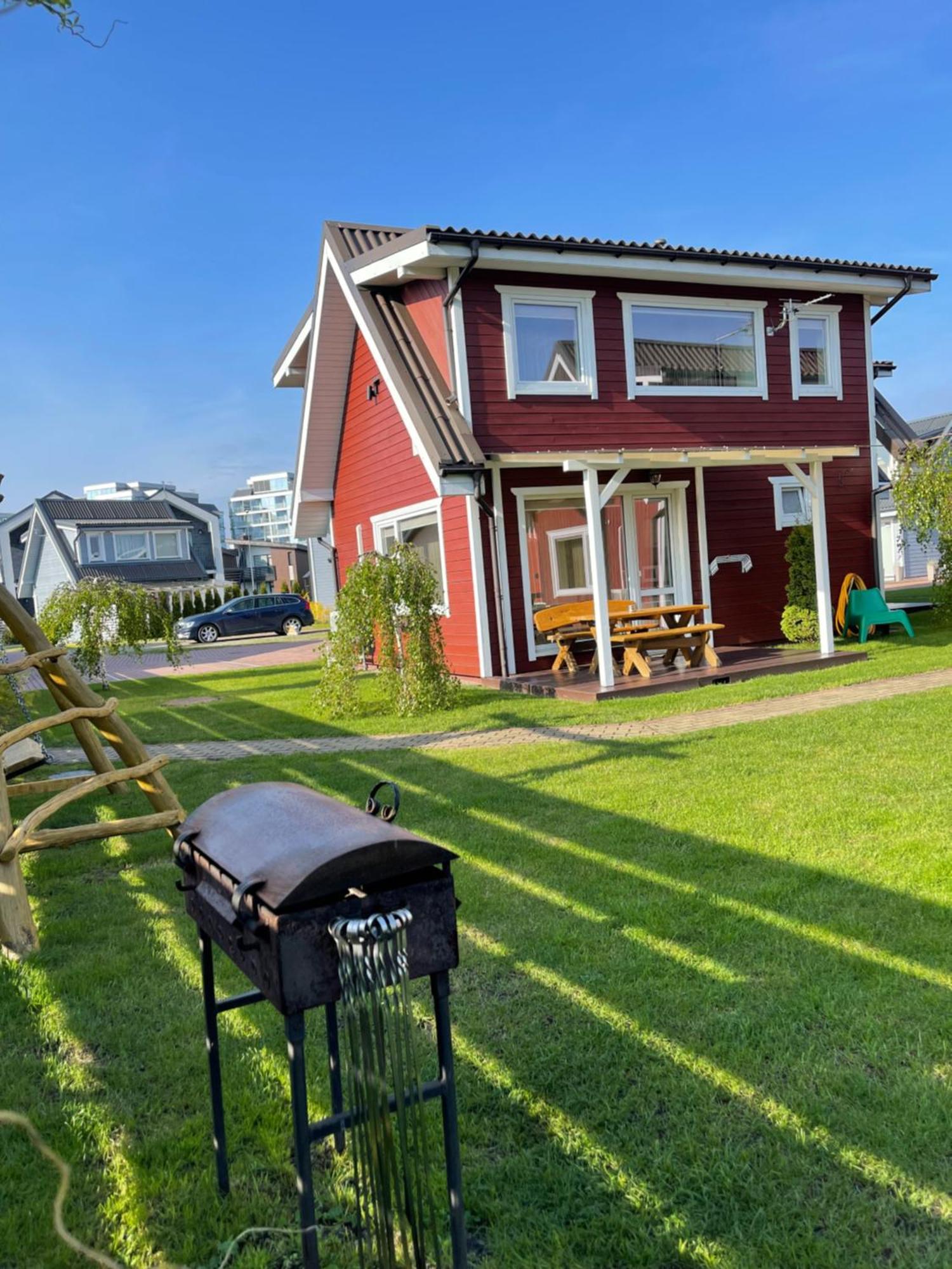 Villa Osupio Kiemelis Šventoji Exterior foto